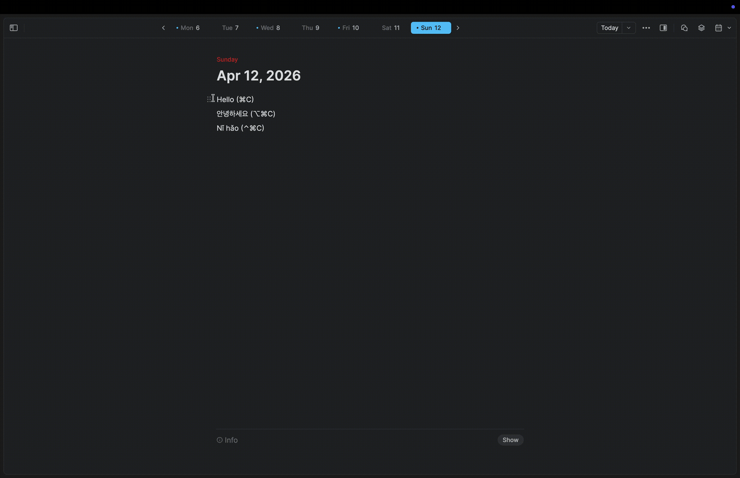 DualClip stashing and recalling three text snippets